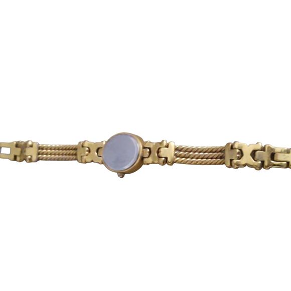Vintage Style Elgin EL852 Women\'s Gold-Tone Quartz Boho Bracelet Watch Retro main image 5